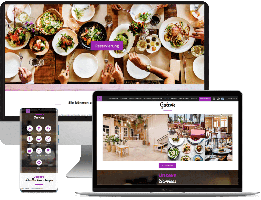 Site Web Restaurant